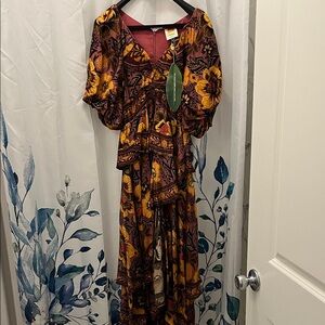 knee length dresses for ladies Dream of Me Maxi Dress Amber Zebra main image 0